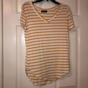 Striped Yellow Tee